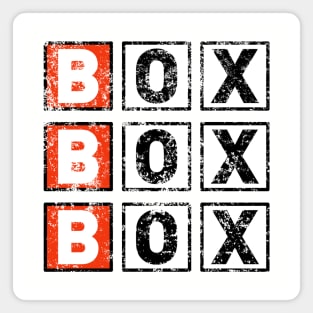 Box Box Box Sbinalla Magnet